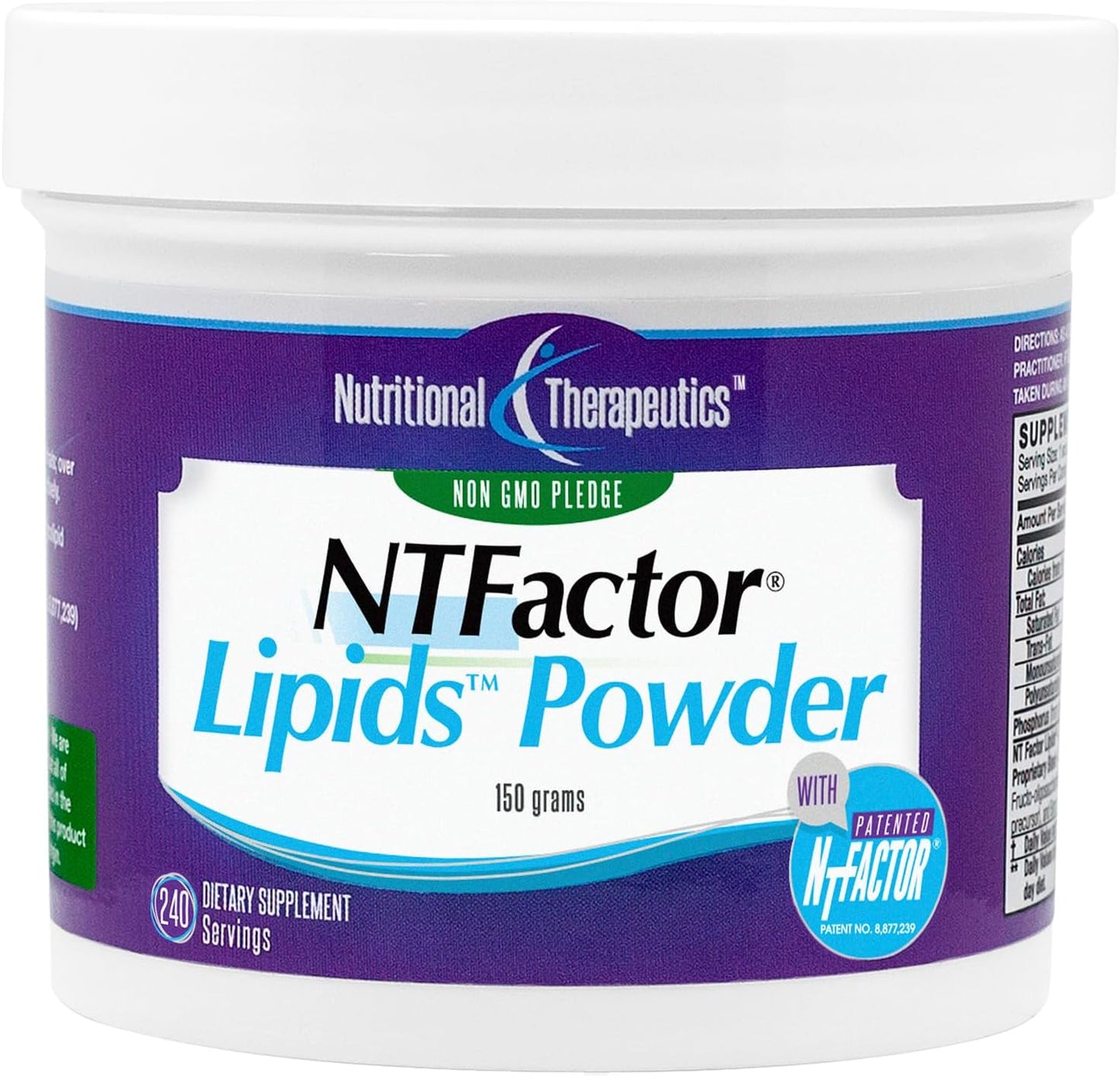 NTFactor Lipids Powder: Support Aging & Cellular Health with Nutritional Therapeutics, 240 Servings