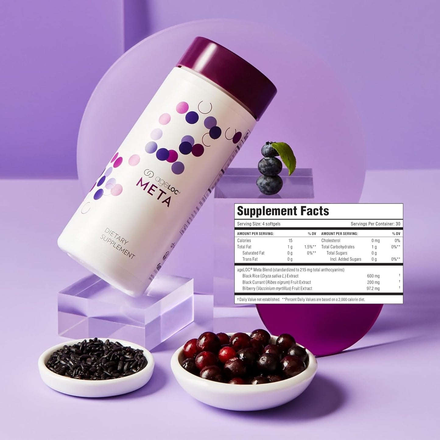 Nu Skin ageLOC Meta Soft Gel Capsules - Premium Dietary Supplement for Metabolic Health, Immune Support, Antioxidant Defense, Gut Health