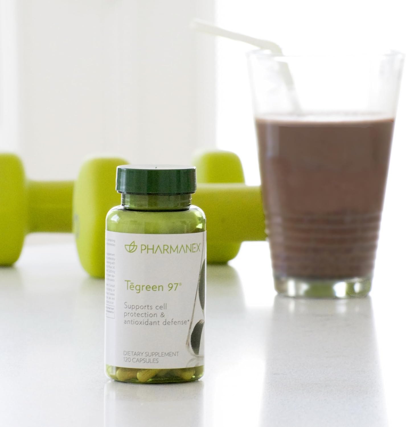 Nu Skin Pharmanex Tegreen 97 Capsules - 120 Count - Powerful Antioxidant for Cell Protection and Health