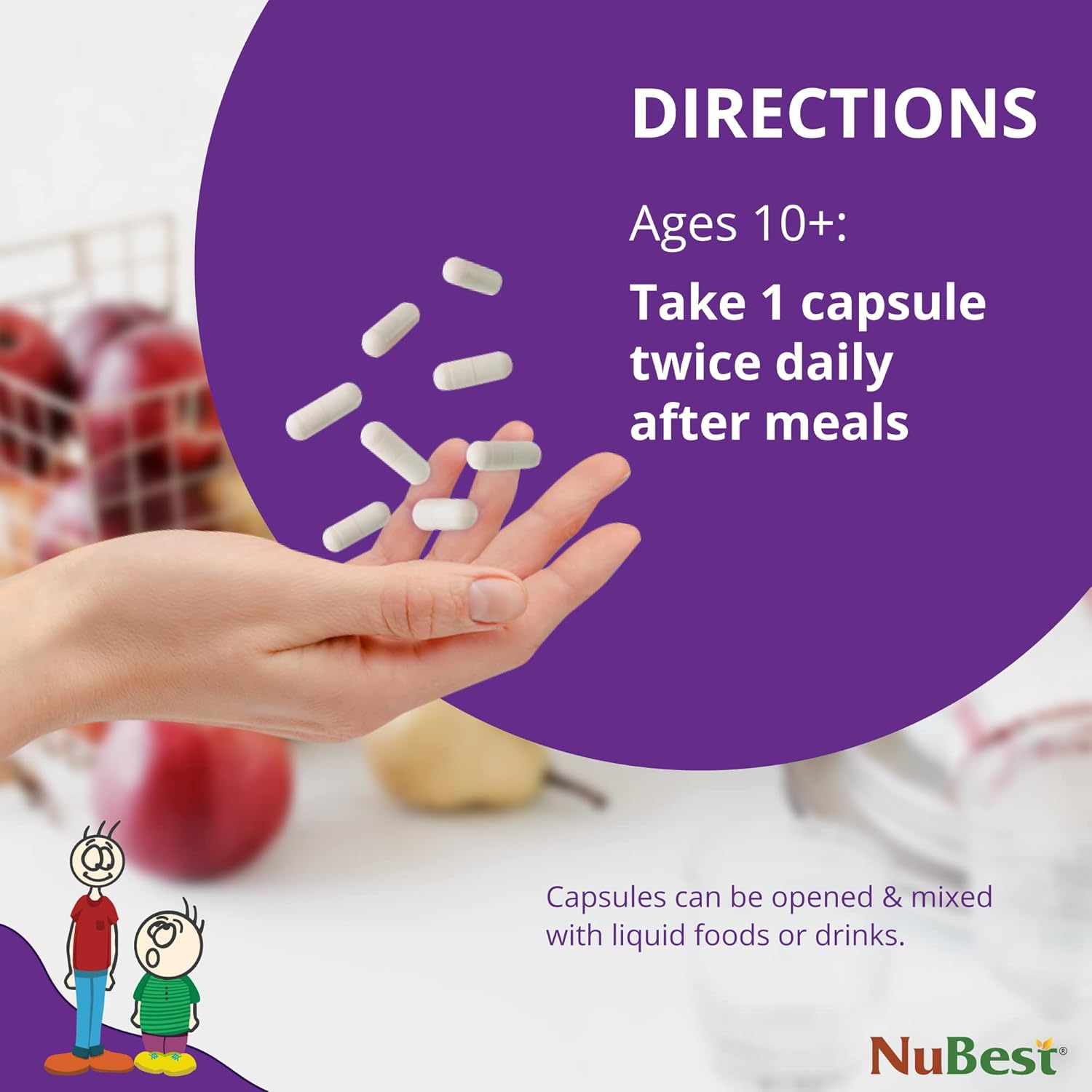 NuBest Bundle: Height Growth & Healthy Growth Tall 10+ Supplement - 60 Capsules for Children 10+ and 90 Chewables for Kids 2-9 - Promotes Taller Growth and Bone Strength