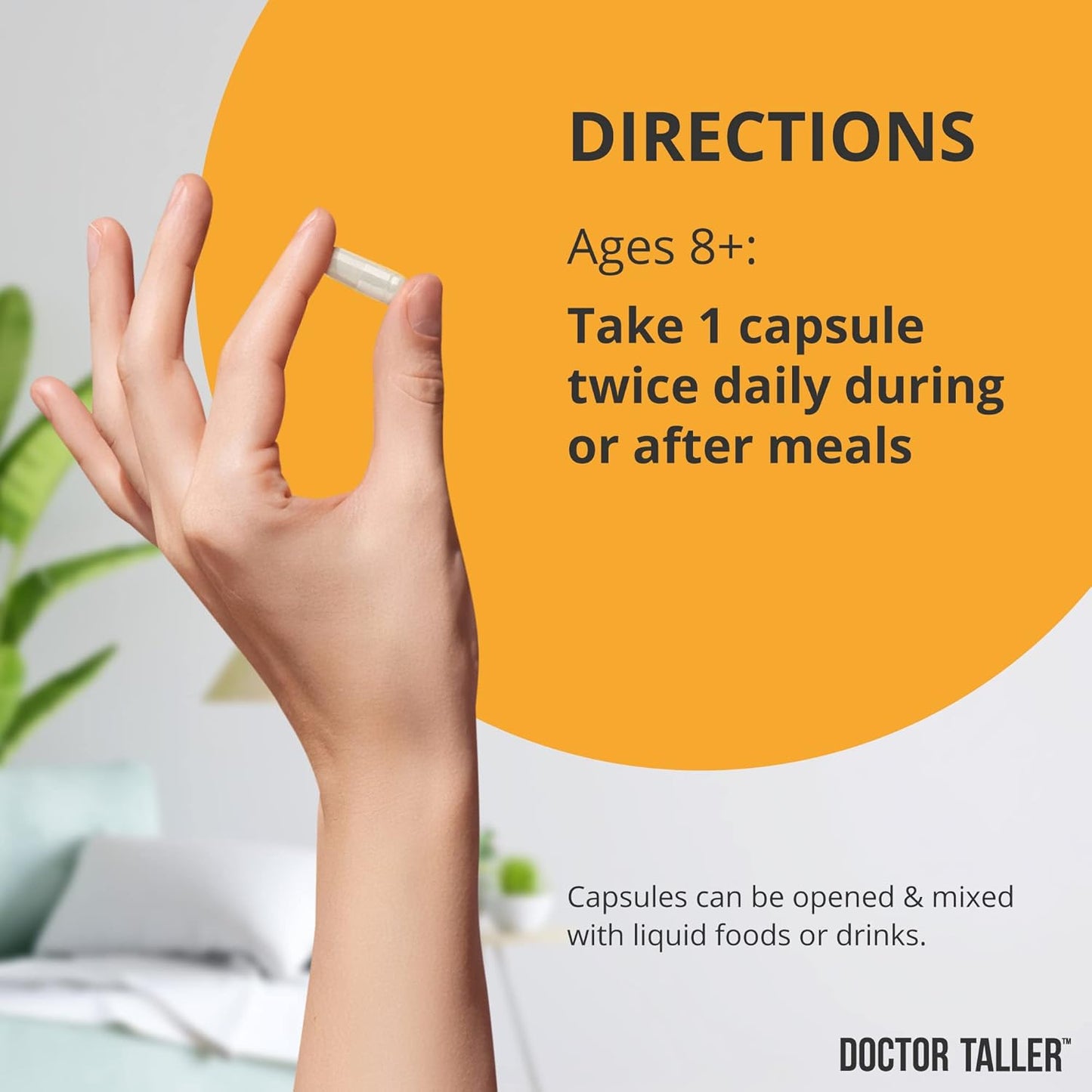 NuBest Doctor Taller - Premium Bone Strength Formula for Children's Immunity & Healthy Bones - Keto with Calcium, Vitamin D3, K2, Amino Acids & Herbs - 2 Pack