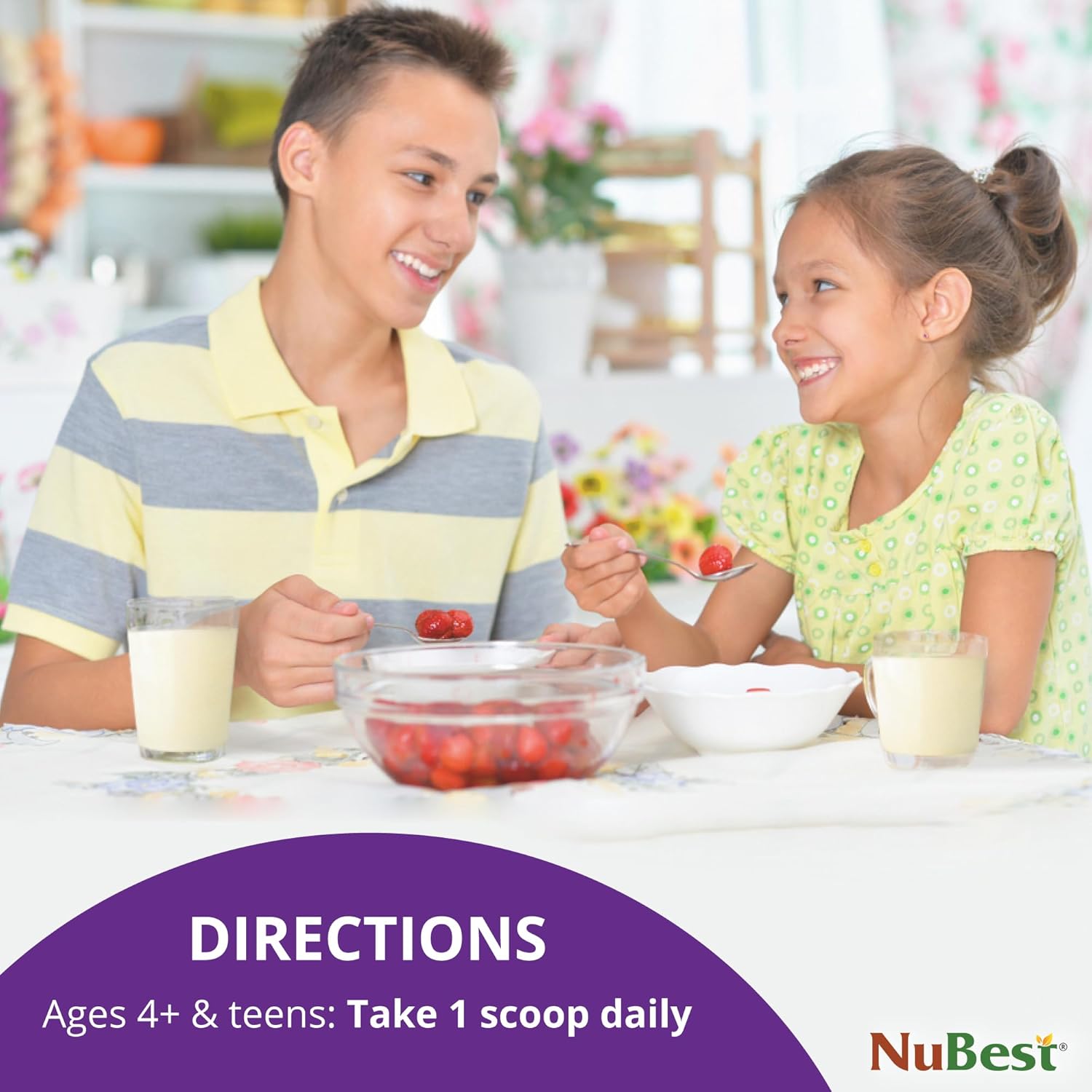 NuBest Tall Vanilla Vegan Protein Powder & Doctor Taller Kids Multivitamin Bundle - 10 Servings Protein + 60 Chewable Multivitamins - Grape Flavor for Bone Health & Immunity