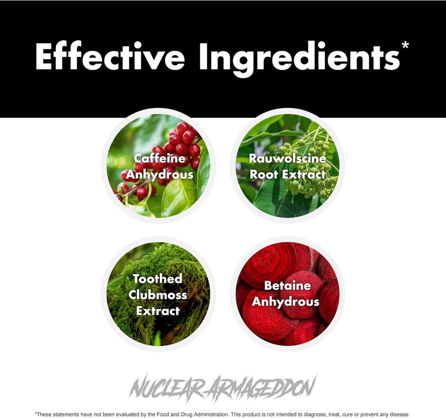 Nuclear Armageddon Pre-Workout Powder with L-Citrulline, Beta Alanine, and Caffeine - Fruit Explosion Flavor - 30 Servings for Men & Women