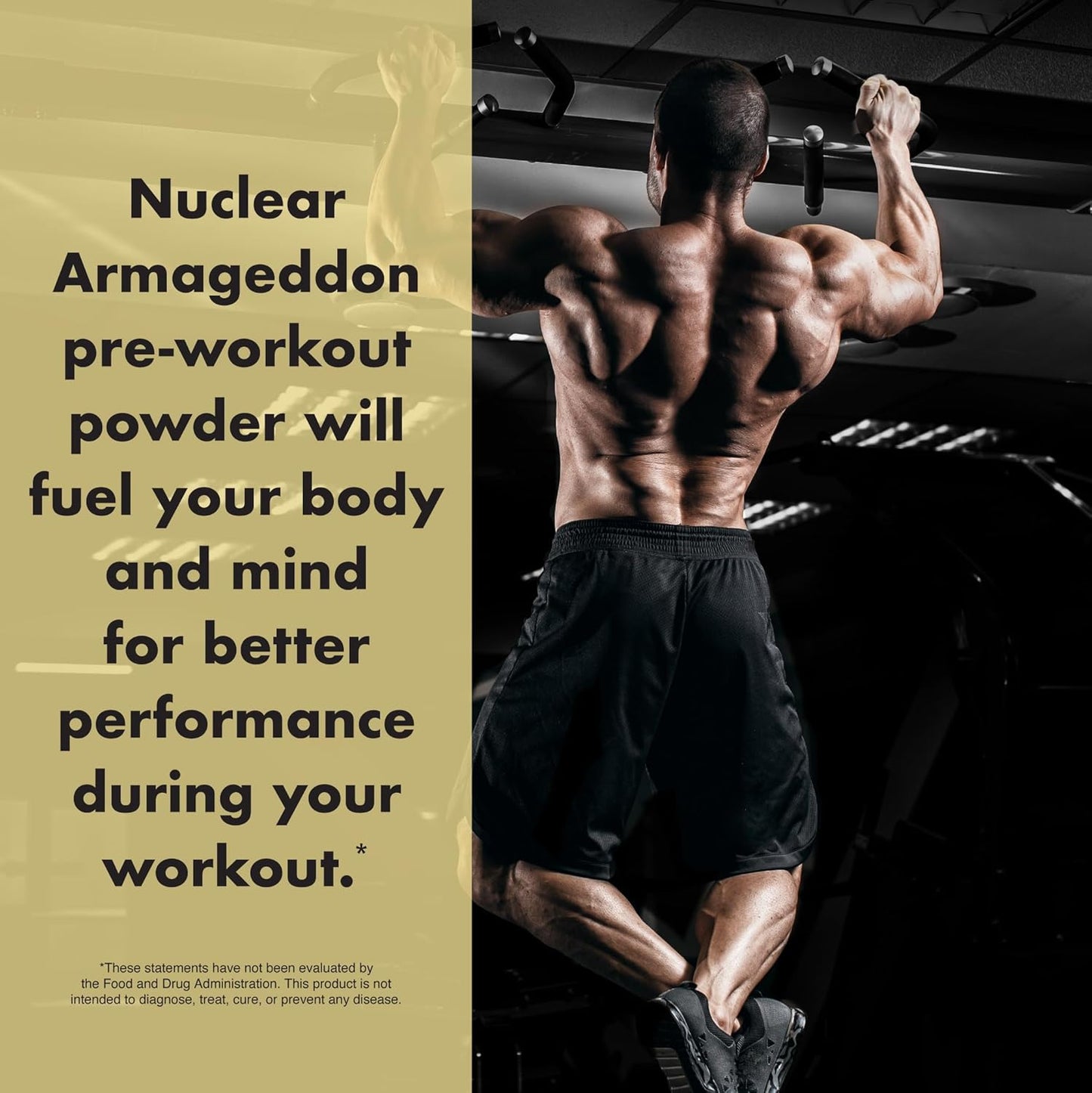 Nuclear Armageddon Pre-Workout Powder with L-Citrulline, Beta Alanine, and Caffeine - Fruit Explosion Flavor - 30 Servings for Men & Women