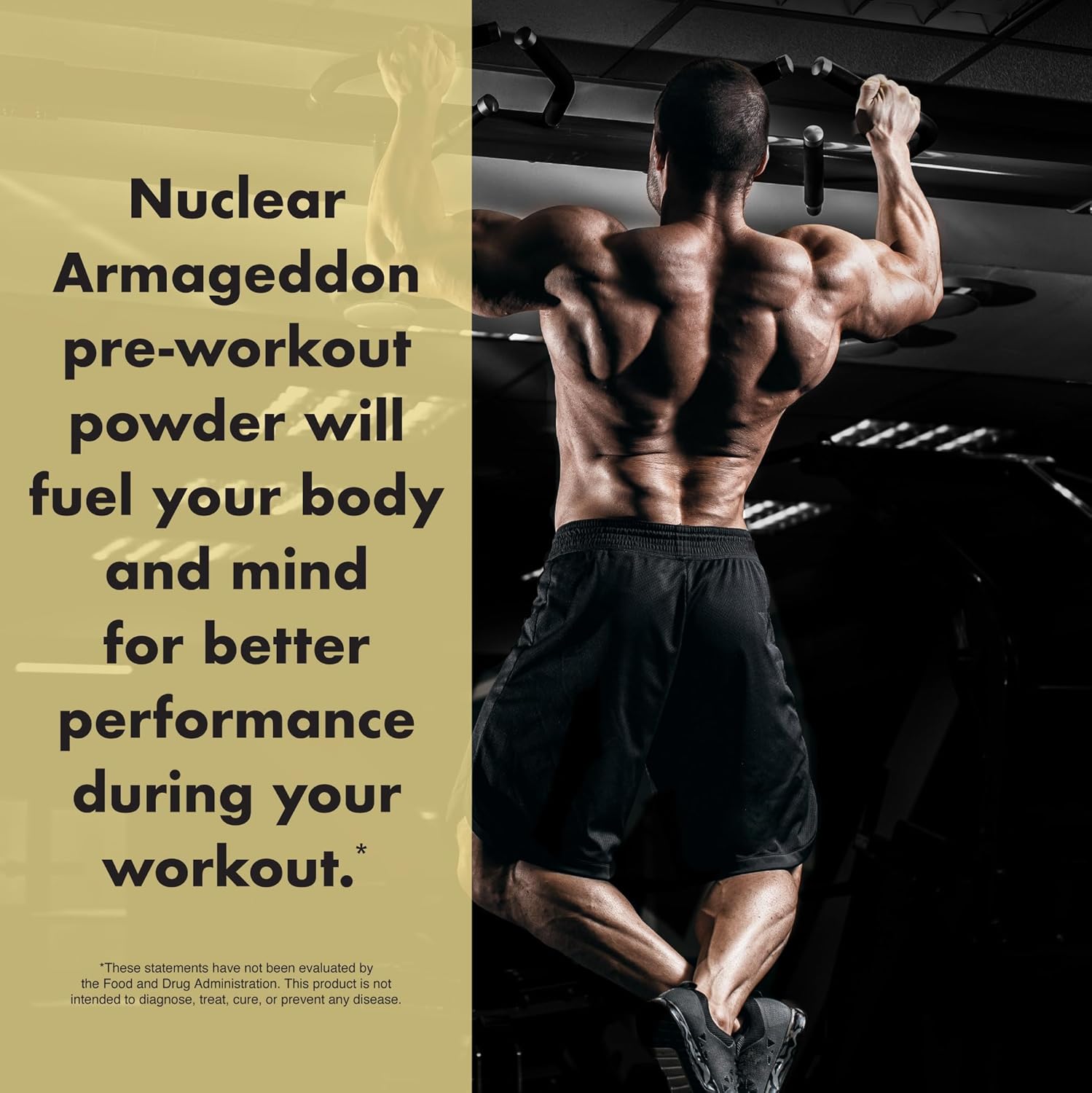 Nuclear Armageddon Pre-Workout Powder with L-Citrulline, Beta Alanine, and Caffeine - Fruit Explosion Flavor - 30 Servings for Men & Women