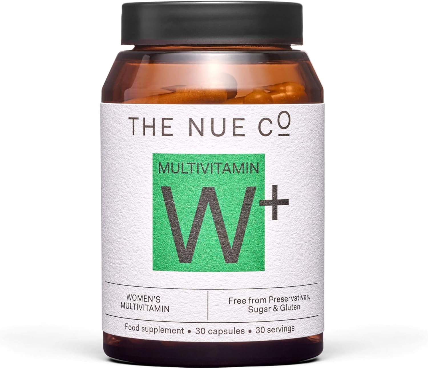 Nue Co. Women's Multivitamin Supplement for Energy, Immunity, and Focus - Vegan and Gluten-Free - 30 Capsules