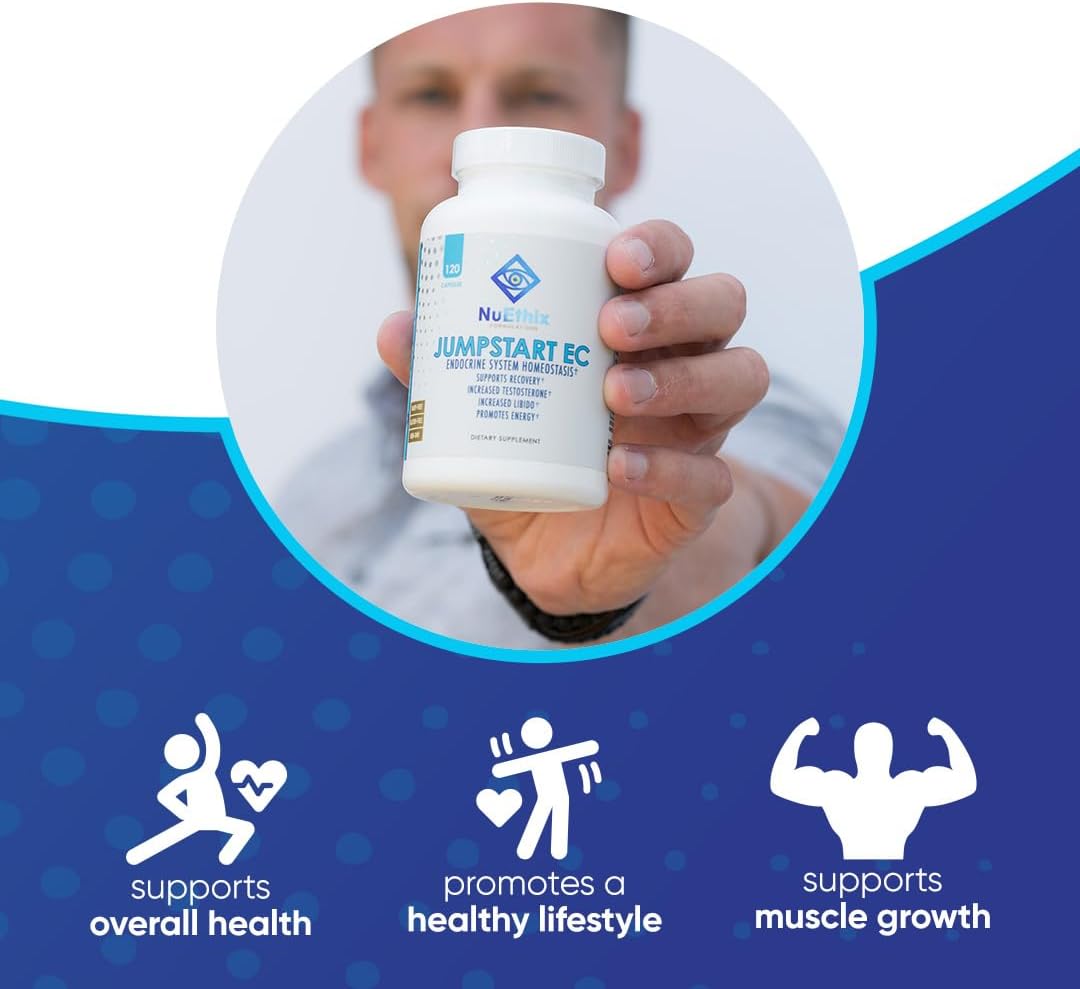 NuEthix Formulations Jumpstart EC Endocrine System Support Supplement 120 Capsules