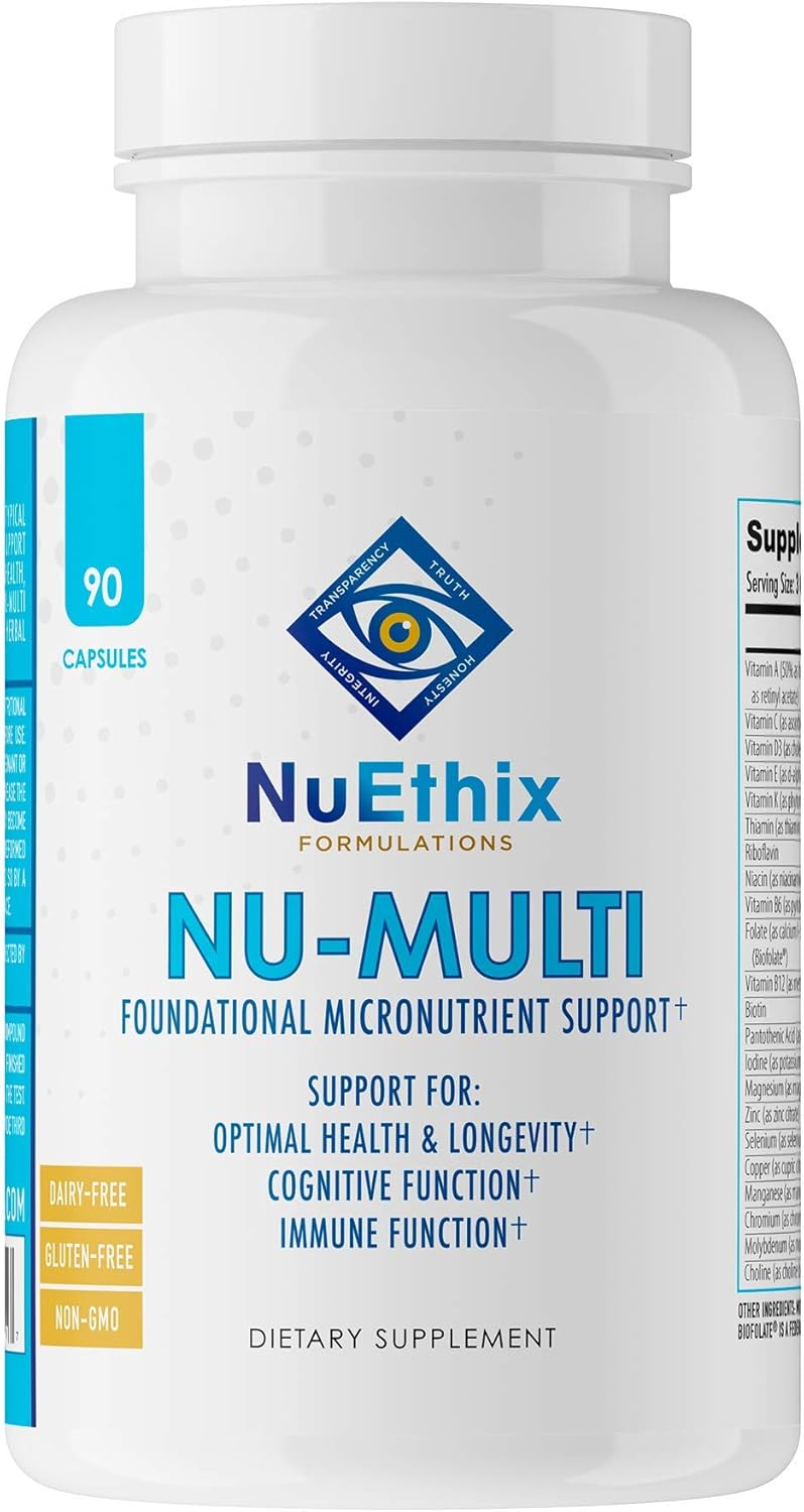 NuEthix Formulations Nu-Multi Micronutrient Support Supplement - 90 Capsules