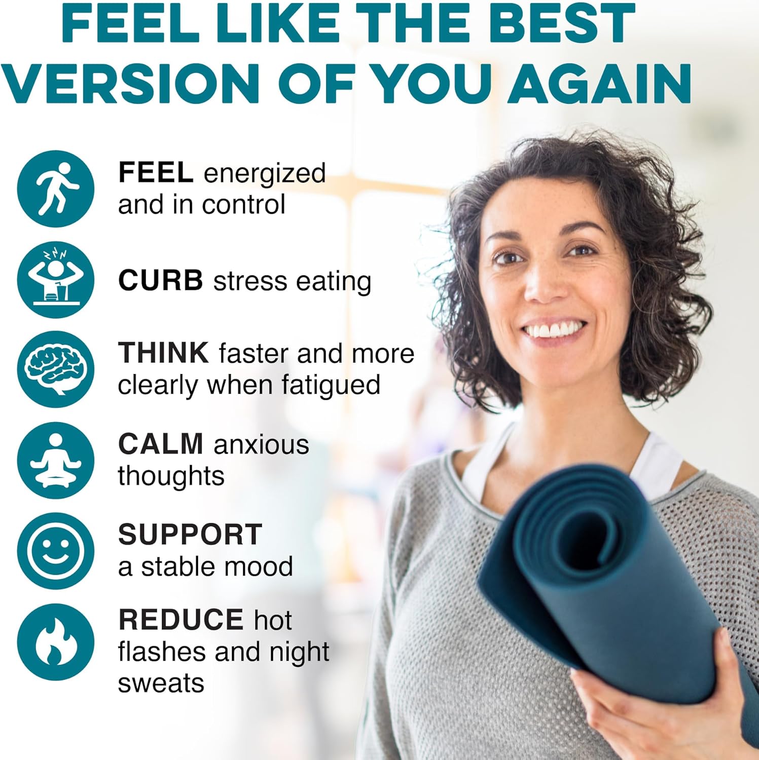 Nugenix Women's Hormone Balance Supplement - Boost Energy, Enhance Focus, Restore Hormonal Harmony - 60 Count