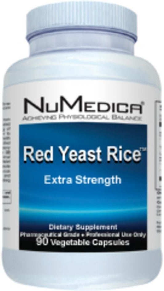 Numedica Red Yeast Rice Extra Strength Supplement 90 Veg Capsules - Heart Health Support