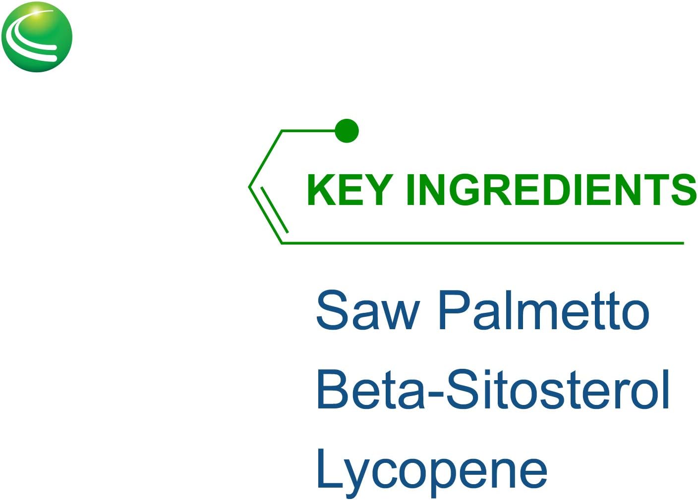 Nutra BioGenesis BioProstate Capsules for Prostate & Urinary Tract Support - Saw Palmetto, Beta-Sitosterol, Lycopene - Gluten Free, Vegan - 120ct