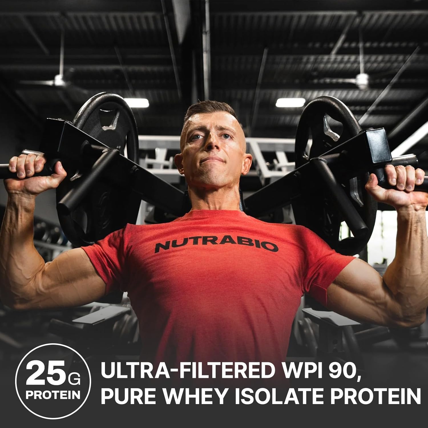 NutraBio Whey Protein Isolate Powder - Cinnamon Sugar Donut Flavor - 25g Protein, Complete Amino Acid Profile - Soy & Gluten Free - Non-GMO - 5 Lbs. - BoostGo Australia