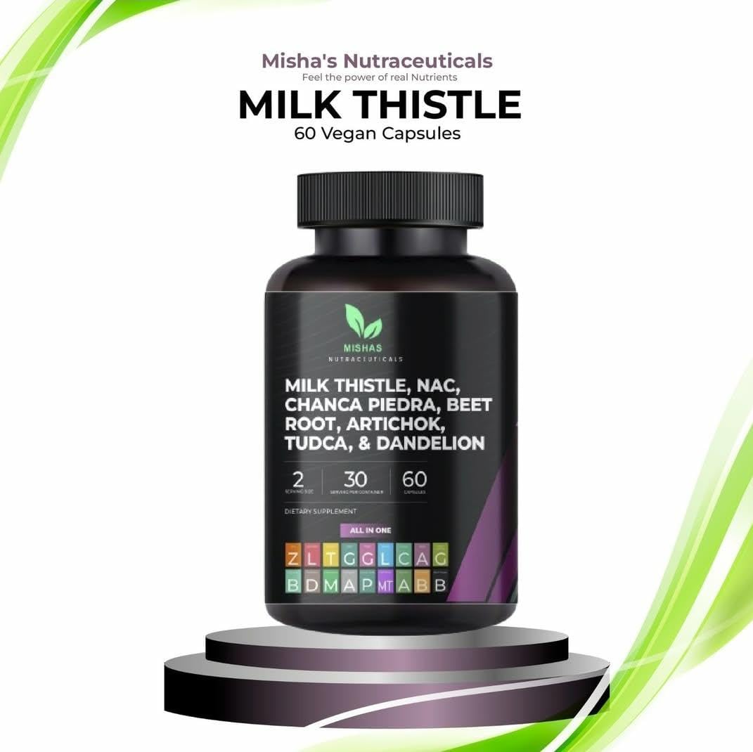 Nutraceutical Liver Health Supplement with Milk Thistle, NAC, and TUDCA - Supports Detox, Kidney and Respiratory Health - 60 Vegan Capsules