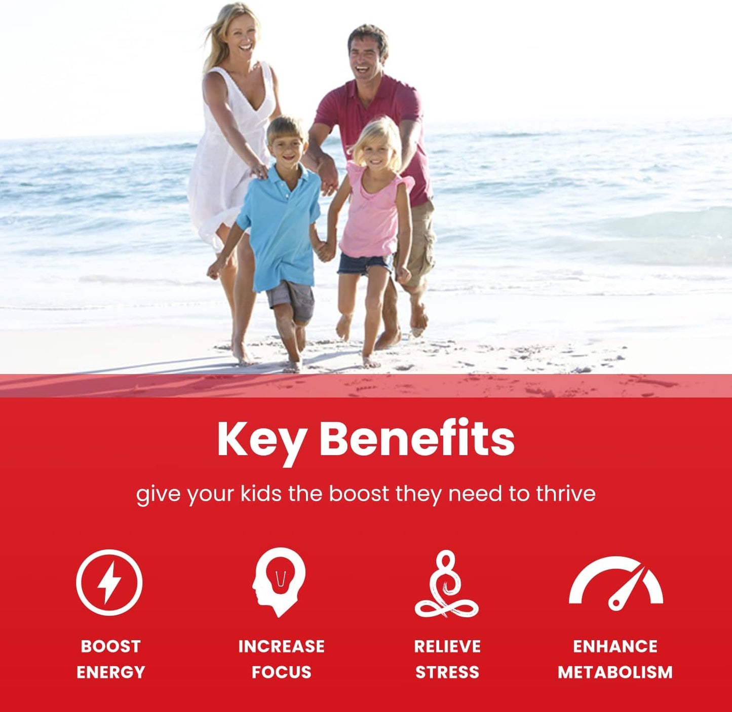 NutraChamps Kids Magnesium Gummies with B Complex - Natural Supplement for Children's Health