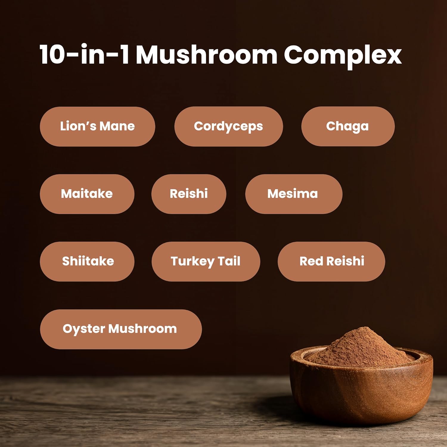 NutraChamps Ultimate Energy, Stamina & Cognition Support Bundle - 10-in-1 Mushrooms Powder & Ginseng