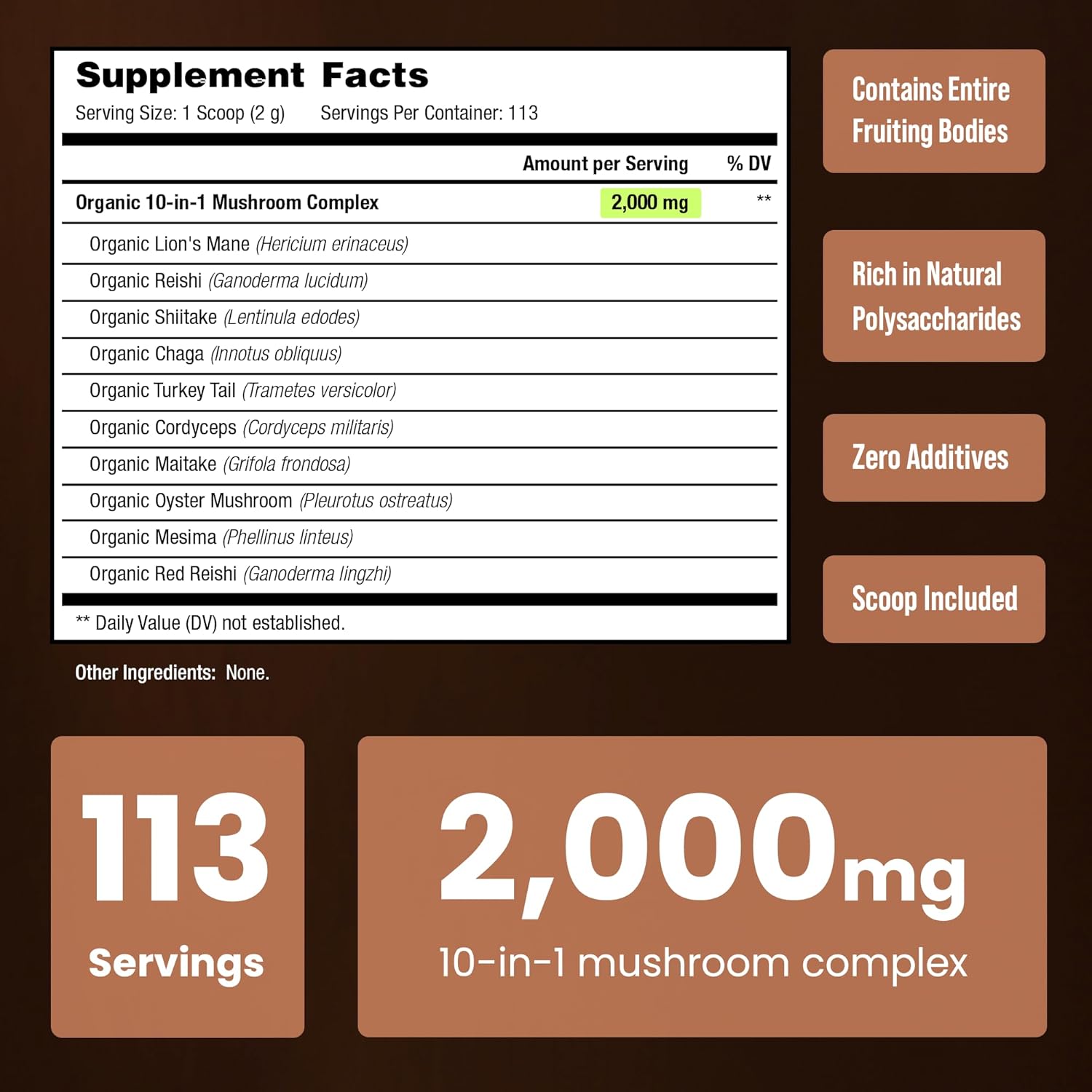 NutraChamps Ultimate Energy, Stamina & Cognition Support Bundle - 10-in-1 Mushrooms Powder & Ginseng