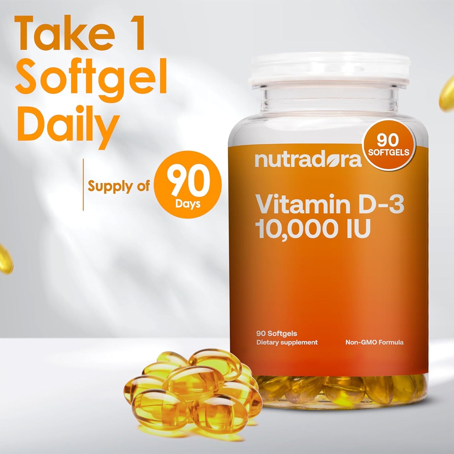 Nutradora Immune Support Bundle - Quercetin and Vitamin D3 for Stronger Immunity and Healthy Bones