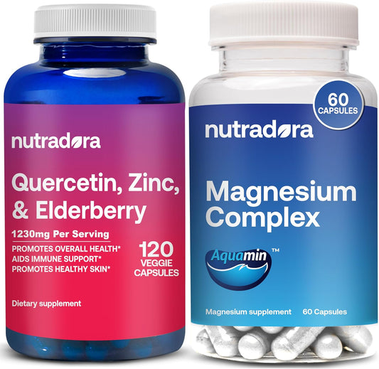 Nutradora ImmunoMend Quercetin & Magnesium Supplement for Immunity & Muscle Support