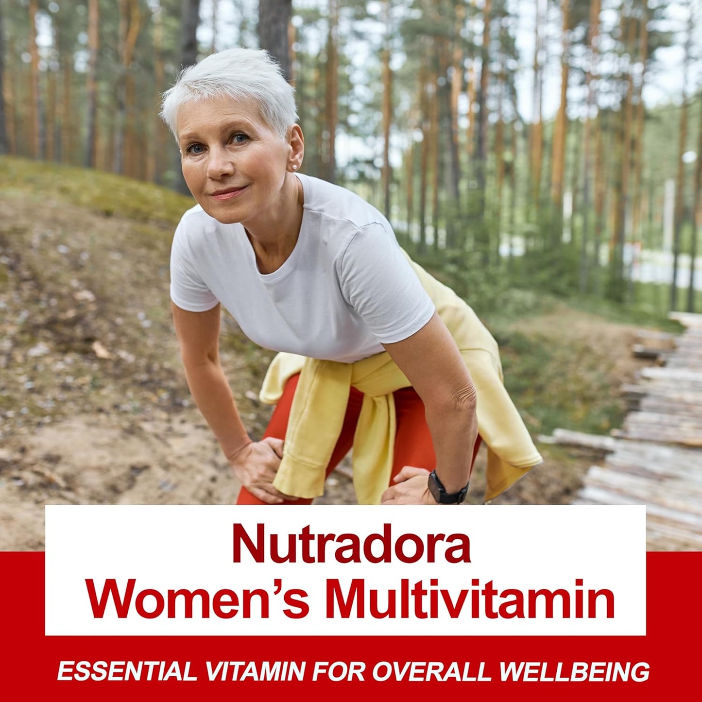 Nutradora Women's Multivitamin Capsules with Essential Vitamins and Minerals for Energy, Mood, Hair, Skin, and Nails