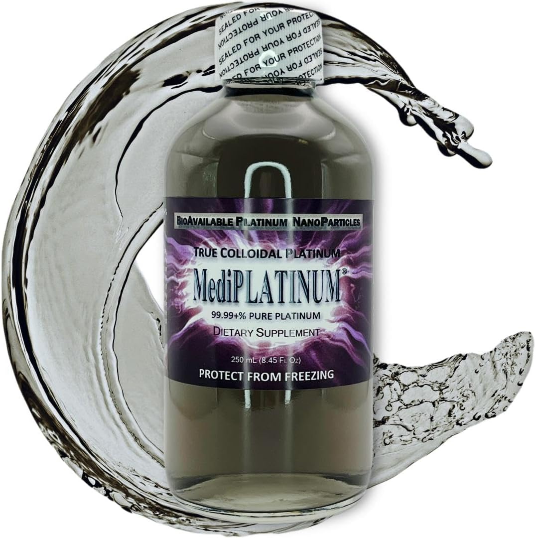 Nutraneering MediPLATINUM Gut Booster Colloidal Platinum PtNP Supplement - 250 mL (8.45 Fl Oz)