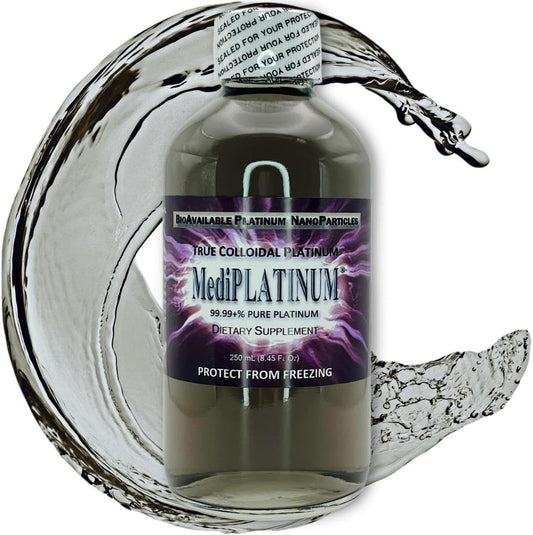 Nutraneering MediPLATINUM Gut Booster Colloidal Platinum PtNP Supplement - 250 mL (8.45 Fl Oz)