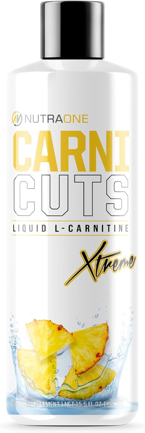 NutraOne Carnicuts Xtreme, L-Carnitine Liquid Supplement Stimulant Free (Pineapple - 31 Servings)*