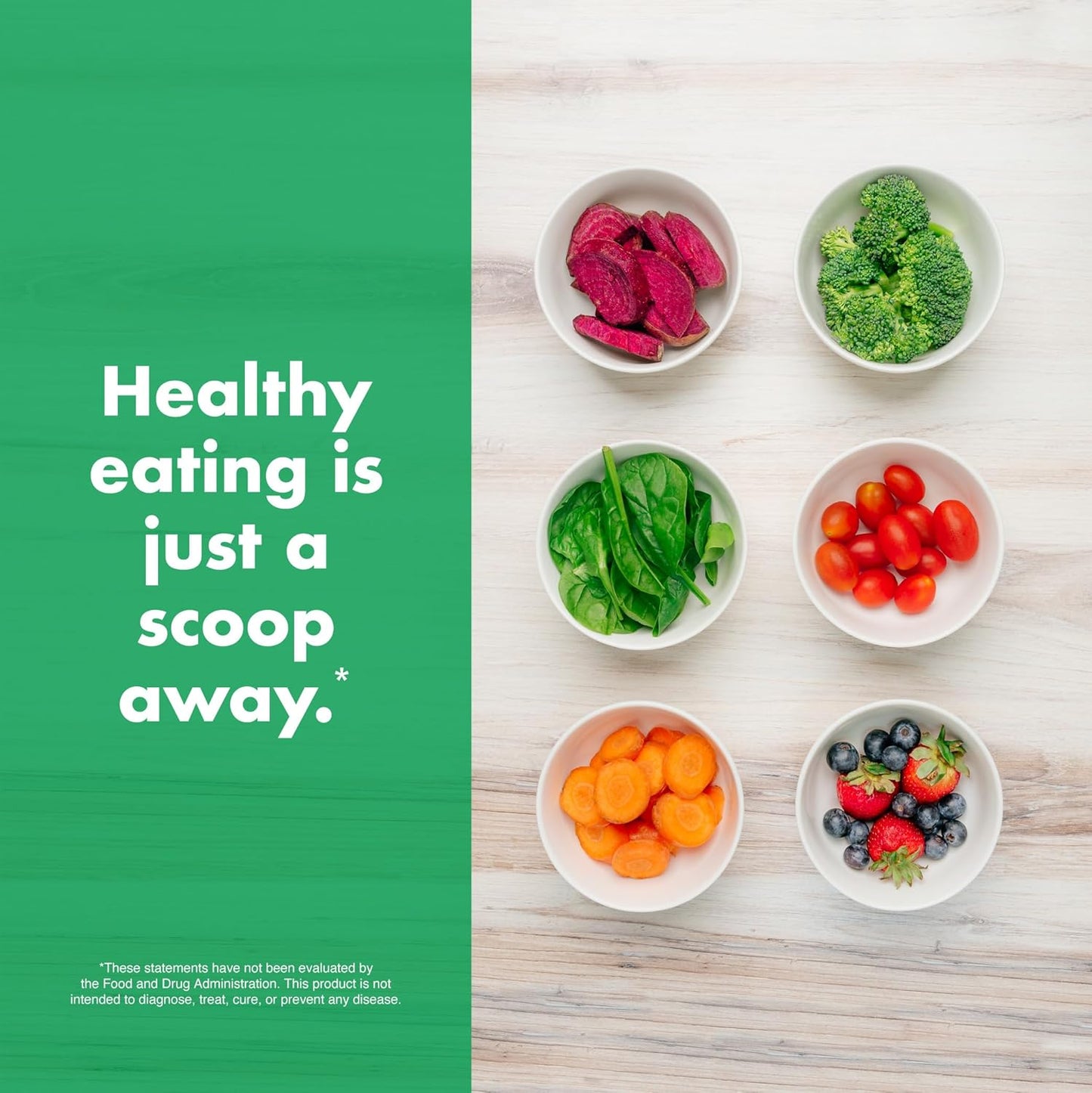 NutraOne Ideal Greens Berry Superfood Powder Supplement - Antioxidant & Nutrient-Rich Formula (30 Servings)