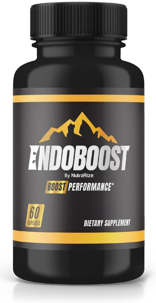 NutraRize Endoboost for Men - Advanced Performance Supplements for Men's Health - Official Reviews - 60 Capsules