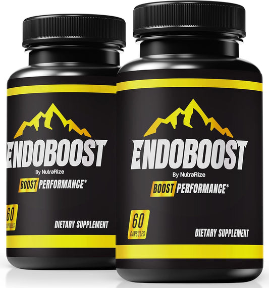 NutraRize Endoboost for Men - Official Male Performance Supplements, 2-Pack 120 Capsules Advanced Formula