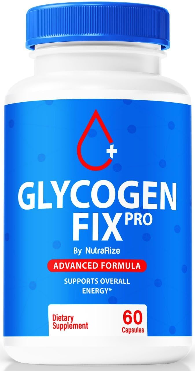 NutraRize GlycogenFix Pro Capsules: All-Natural Blood Support Formula for Stable Levels, Premium Supplement for Healthy Lifestyle (60 Capsules)