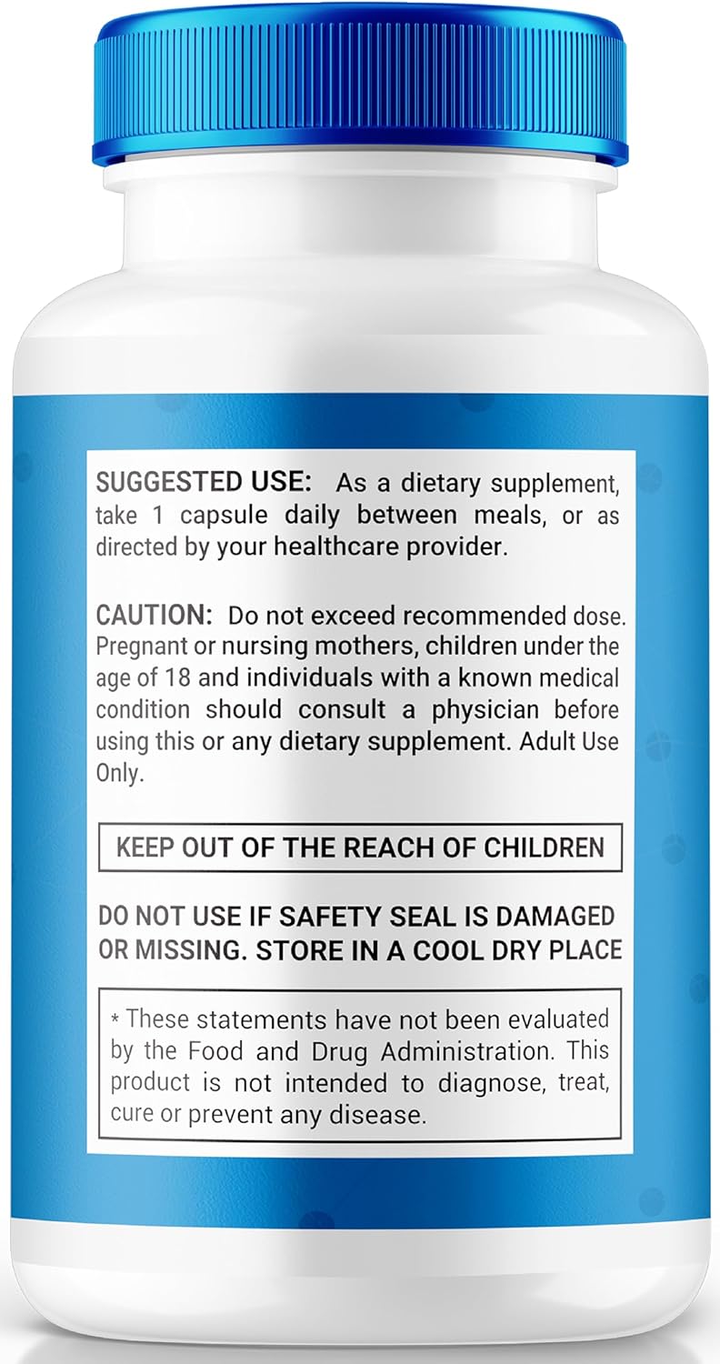 NutraRize GlycogenFix Pro Capsules: All-Natural Blood Support Formula for Stable Levels, Premium Supplement for Healthy Lifestyle (60 Capsules)