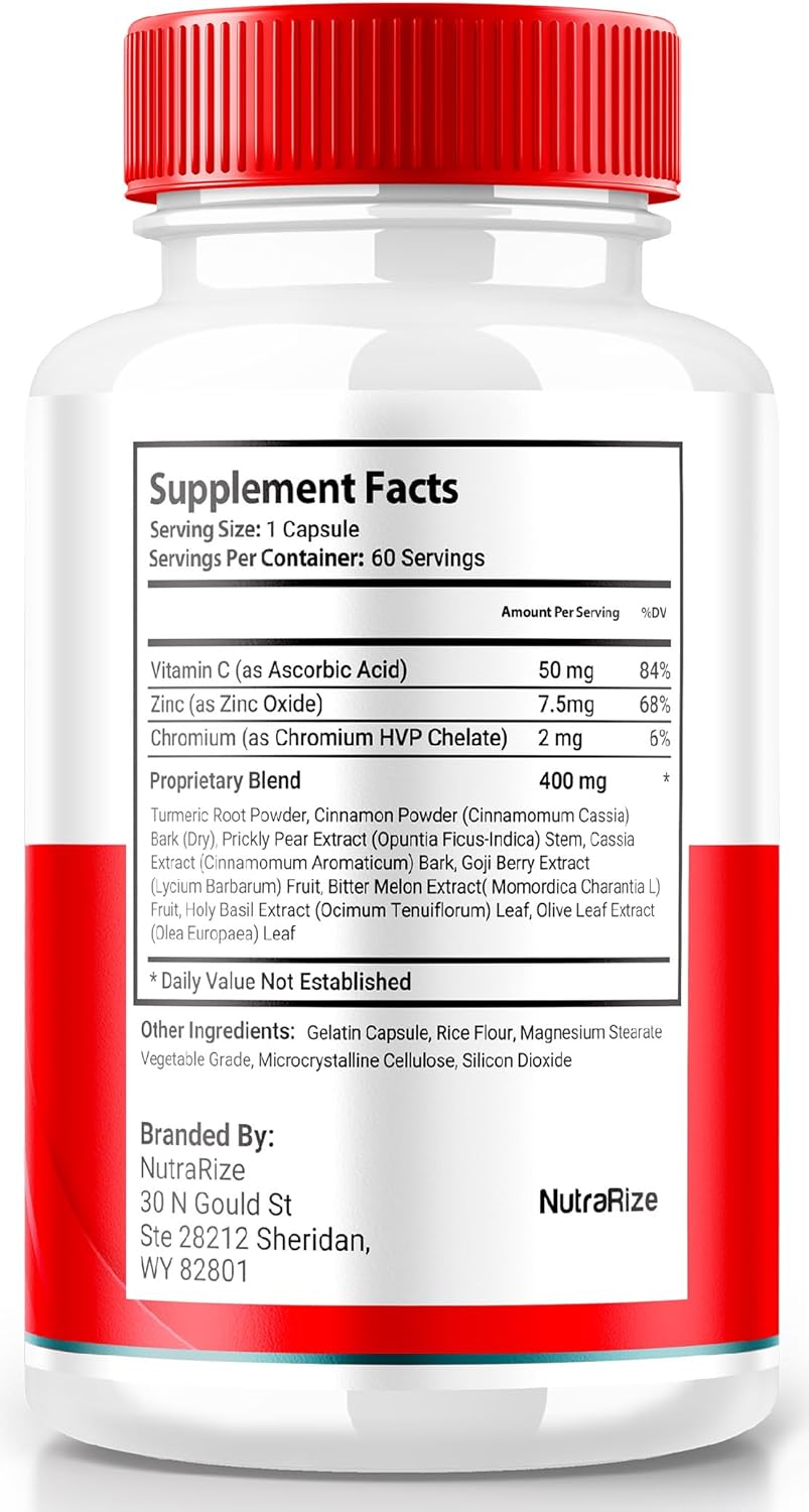 NutraRize Sweet Relief Glycogen Support Capsules - Pack of 3, Advanced Formula for Overall Wellness - Blood Vessel Cleaner - 180 Capsules Reviews