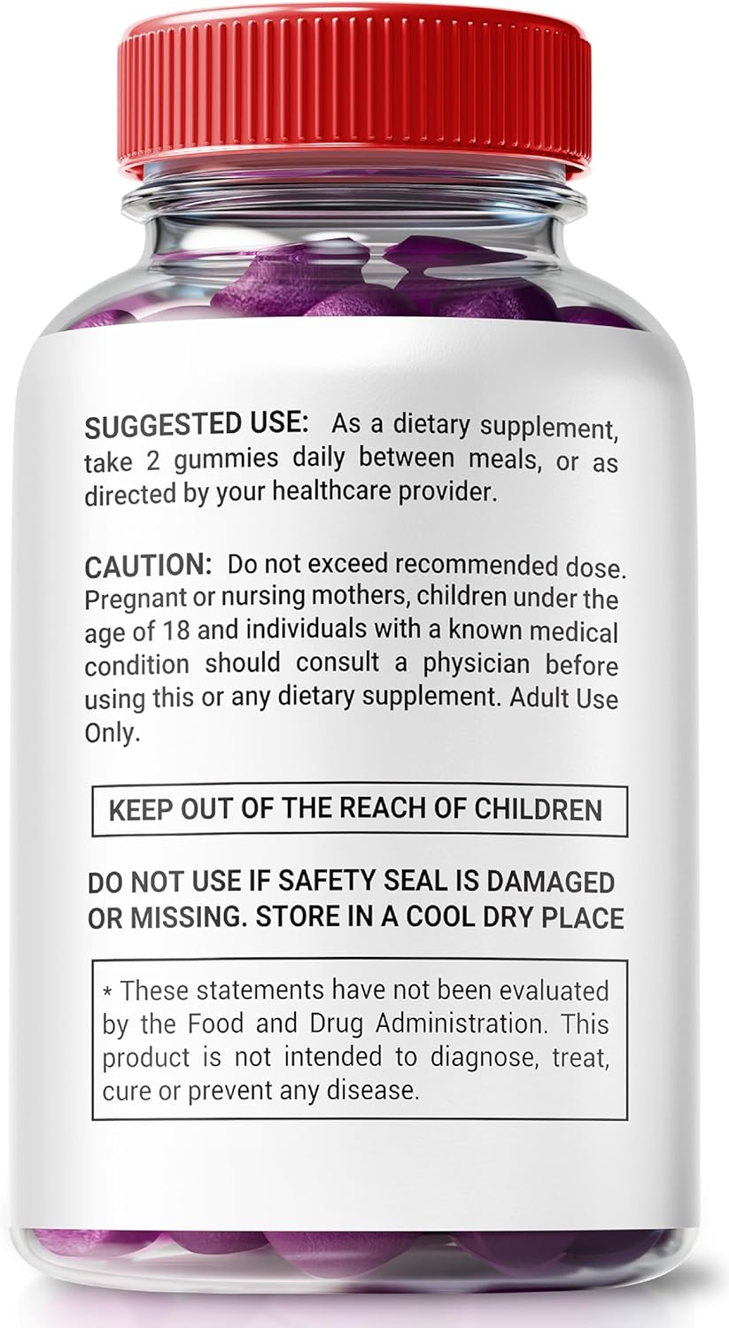 NutraRize VitalGrow XL Testo Gummies - Stamina and Confidence Boost for Men - 60 Gummies