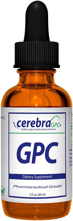 Nutrasal Cerebra GPC Liquid Supplement - Brain Booster Formula - 2 Fluid Ounces (60mL)