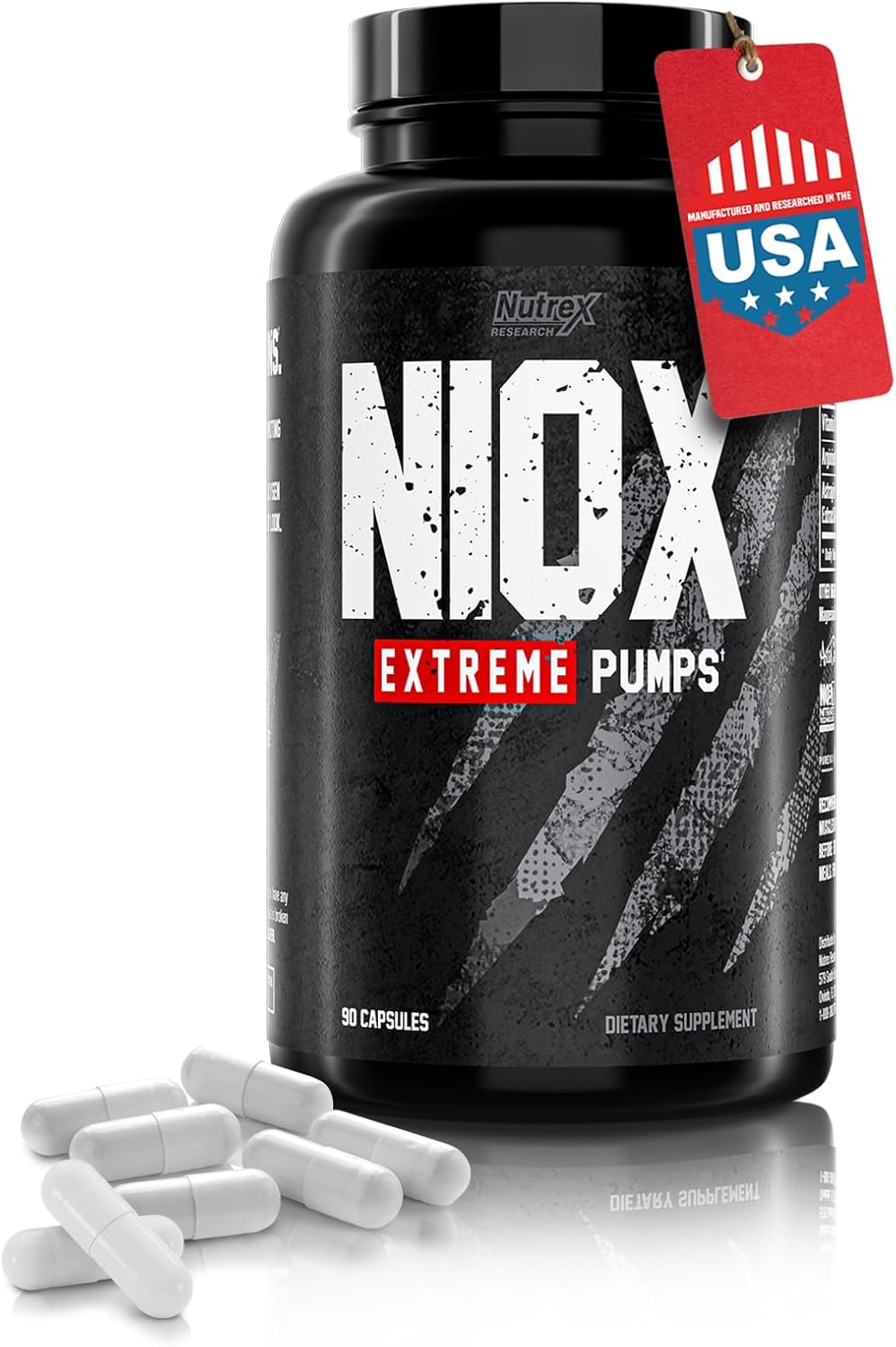 Nutrex Research NIOX Extreme Pump & Lipo6 Detox - NO3-T Arginine Nitrate with Vitamin C - AstraGin Supplement + Colon Cleanse for Women & Men