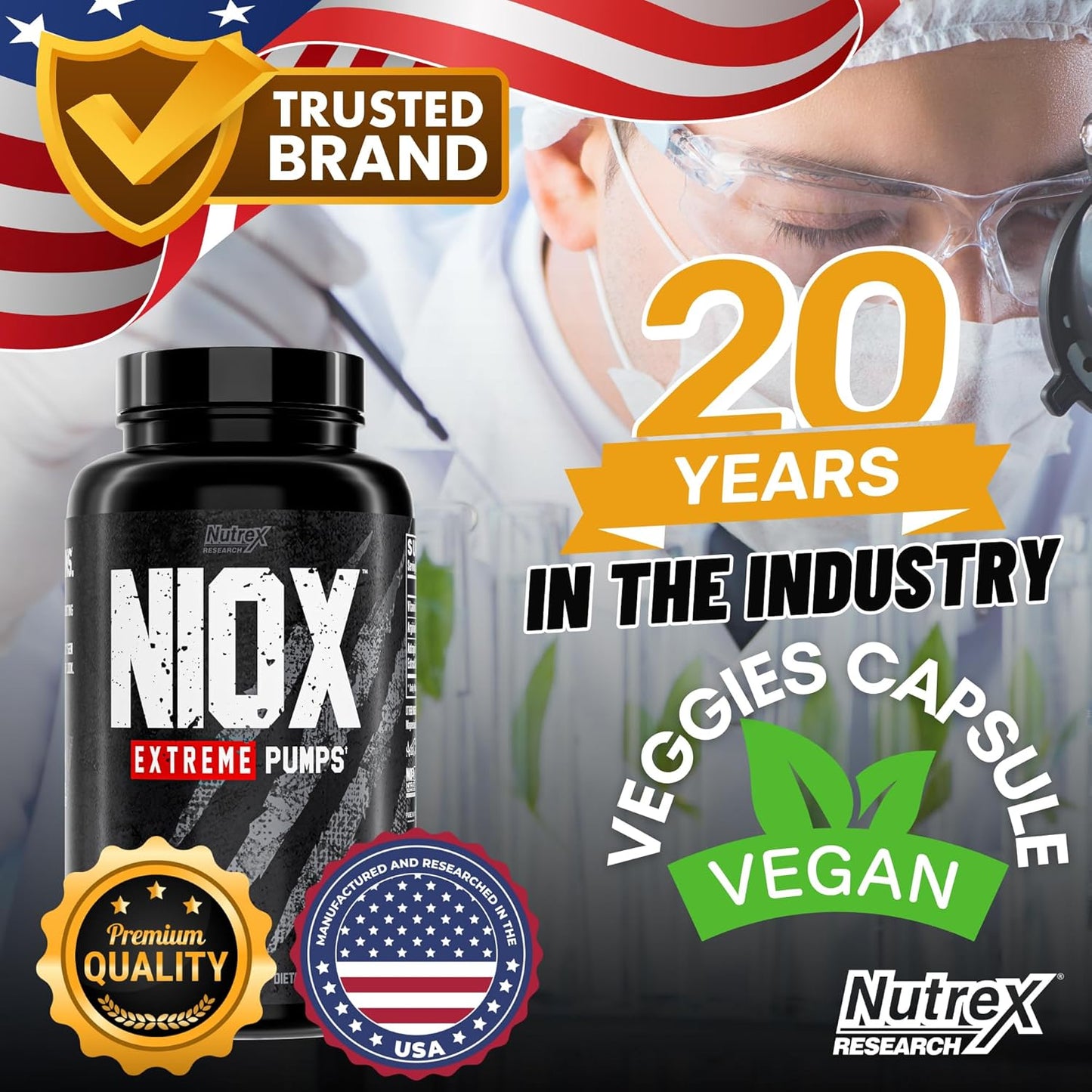 Nutrex Research NIOX Extreme Pump & Lipo6 Detox - NO3-T Arginine Nitrate with Vitamin C - AstraGin Supplement + Colon Cleanse for Women & Men