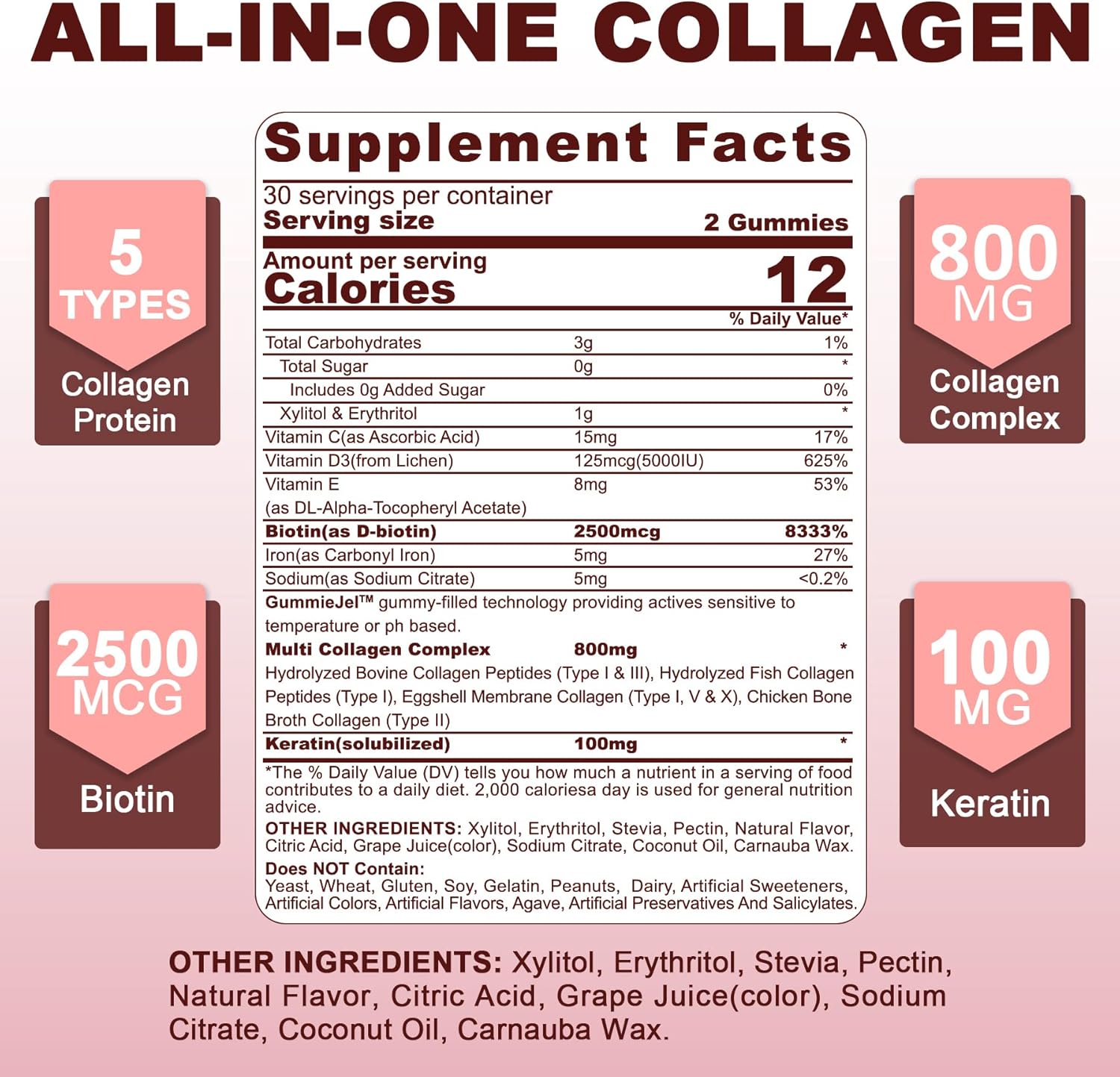 Nutri-Collagen & Vitamins Gummy Bundle: Hydrolyzed Collagen + Vitamin ADK with B12