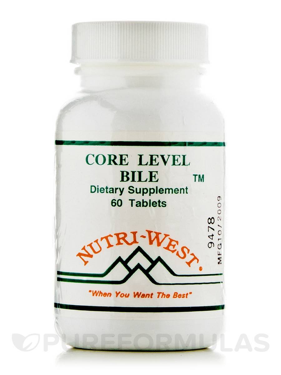 Nutri-West Core Level Bile - 60 Tablets for Digestive Health by Nutri West