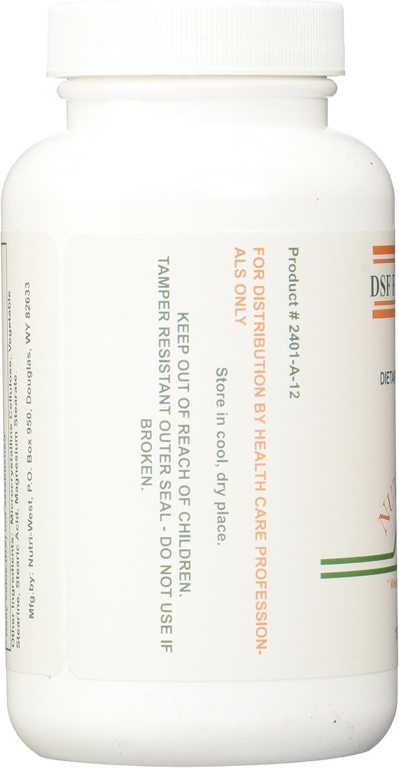 Nutri-West DSF Formula Tablets - 120 Count, Dietary Supplement for Stress Management and Immune Support