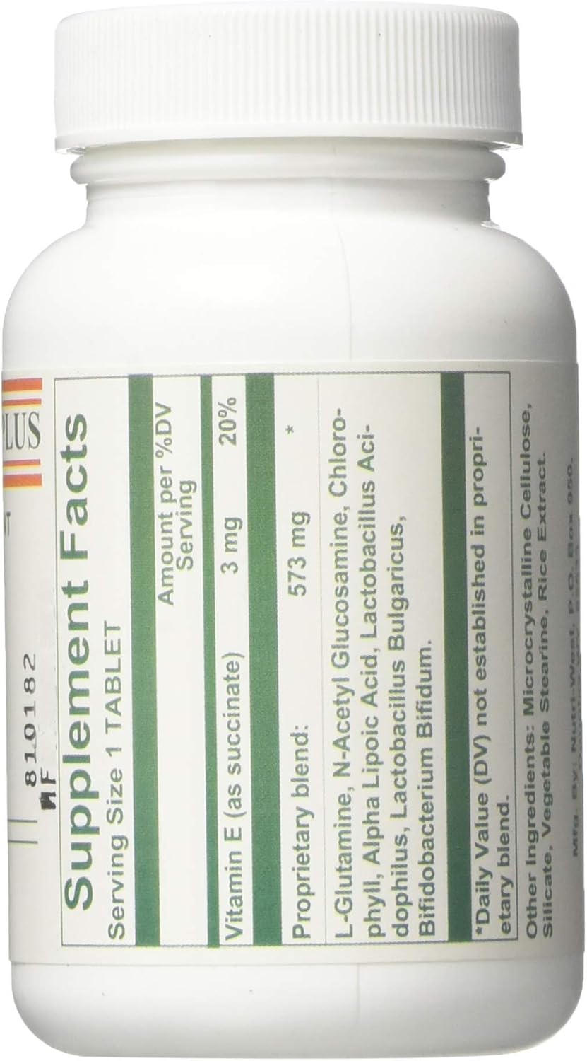 Nutri-West L-GLUTAMINE Plus Dietary Supplement Tablets - 90 Count