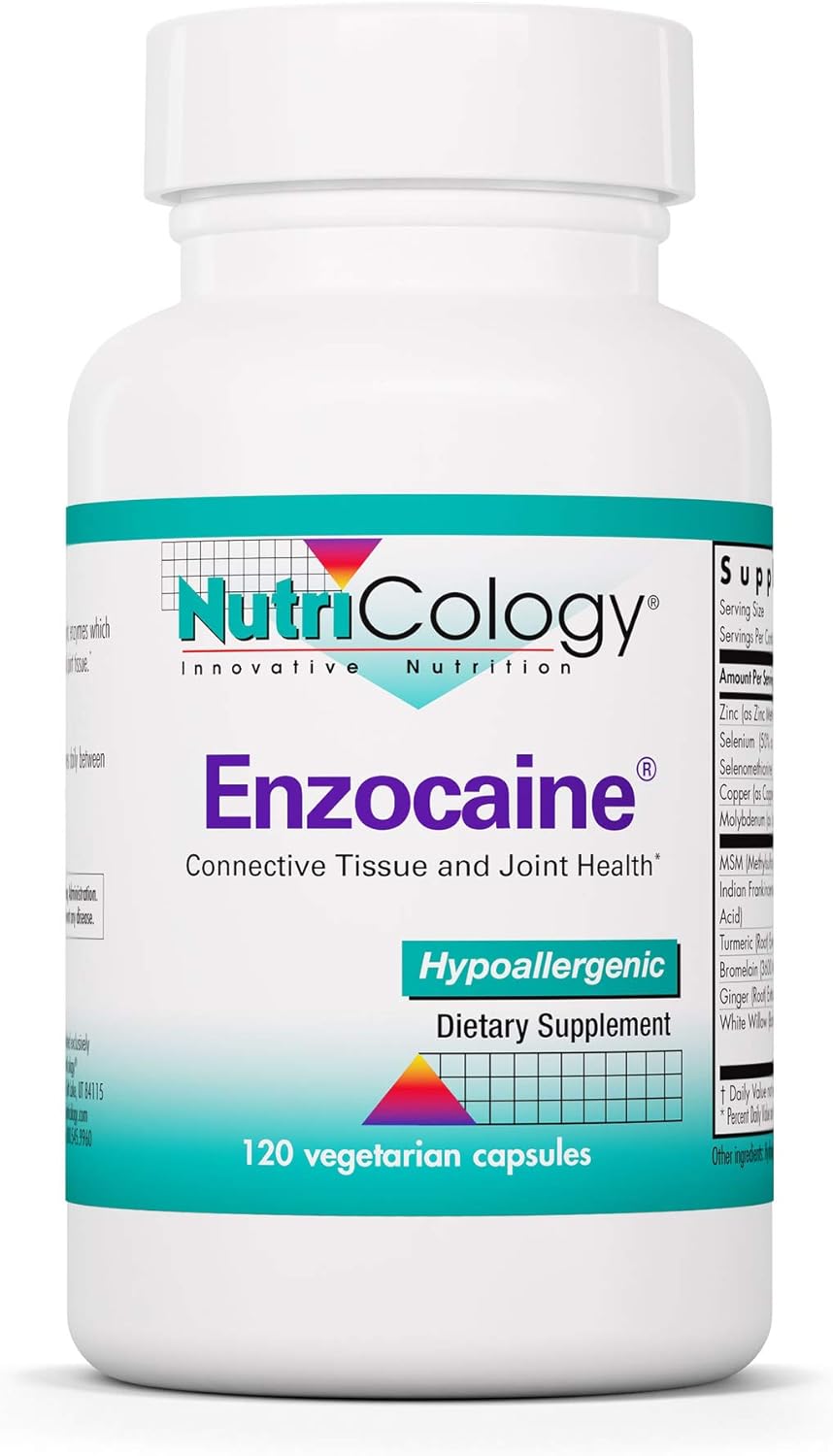 Nutricology Enzocaine Vegicaps - 120 Capsules