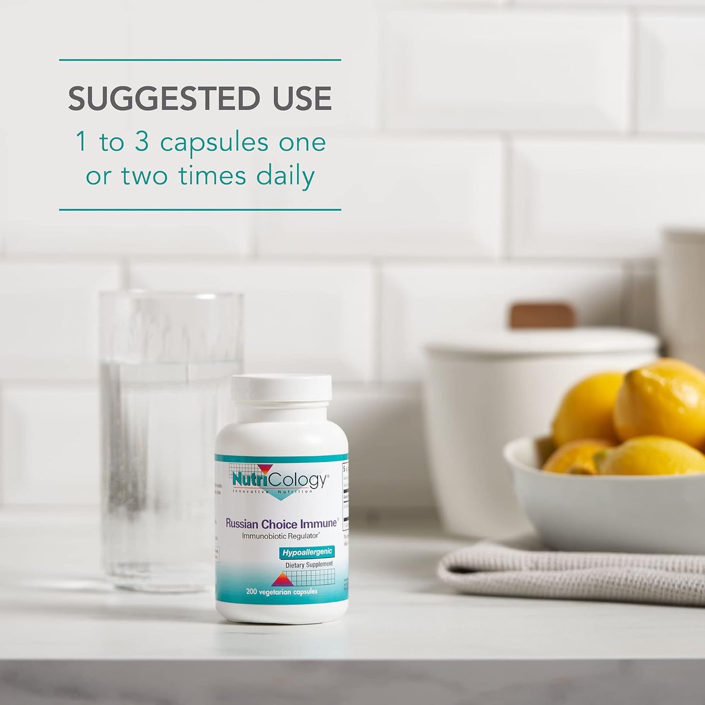 Nutricology ImmunoBiotic Pro Supplement - Lactobacillus Rhamnosus Lysate Powder Capsules for Immune Support - 200 Count