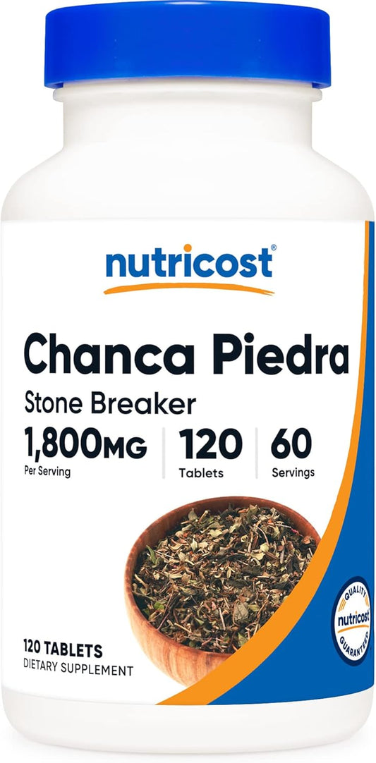 Nutricost Chanca Piedra Extract Tablets - Stone Breaker Supplement - 1800mg Per Serving - 120 Tablets, 60 Servings