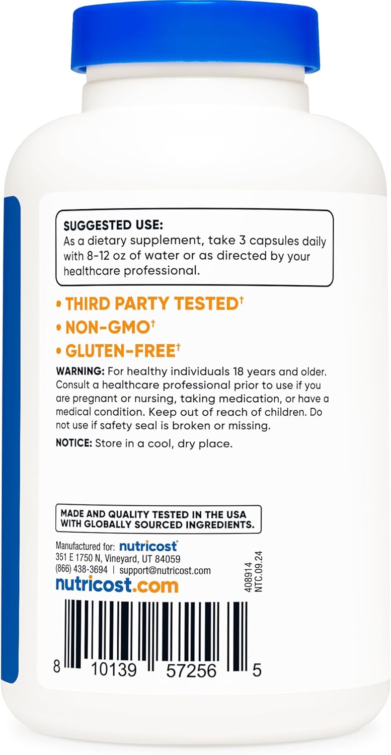 Nutricost Dandelion Extract Capsules - 1575mg Per Serving (180 Caps) - Non-GMO & Gluten Free - 5:1 Extract (7,875mg Equivalent)