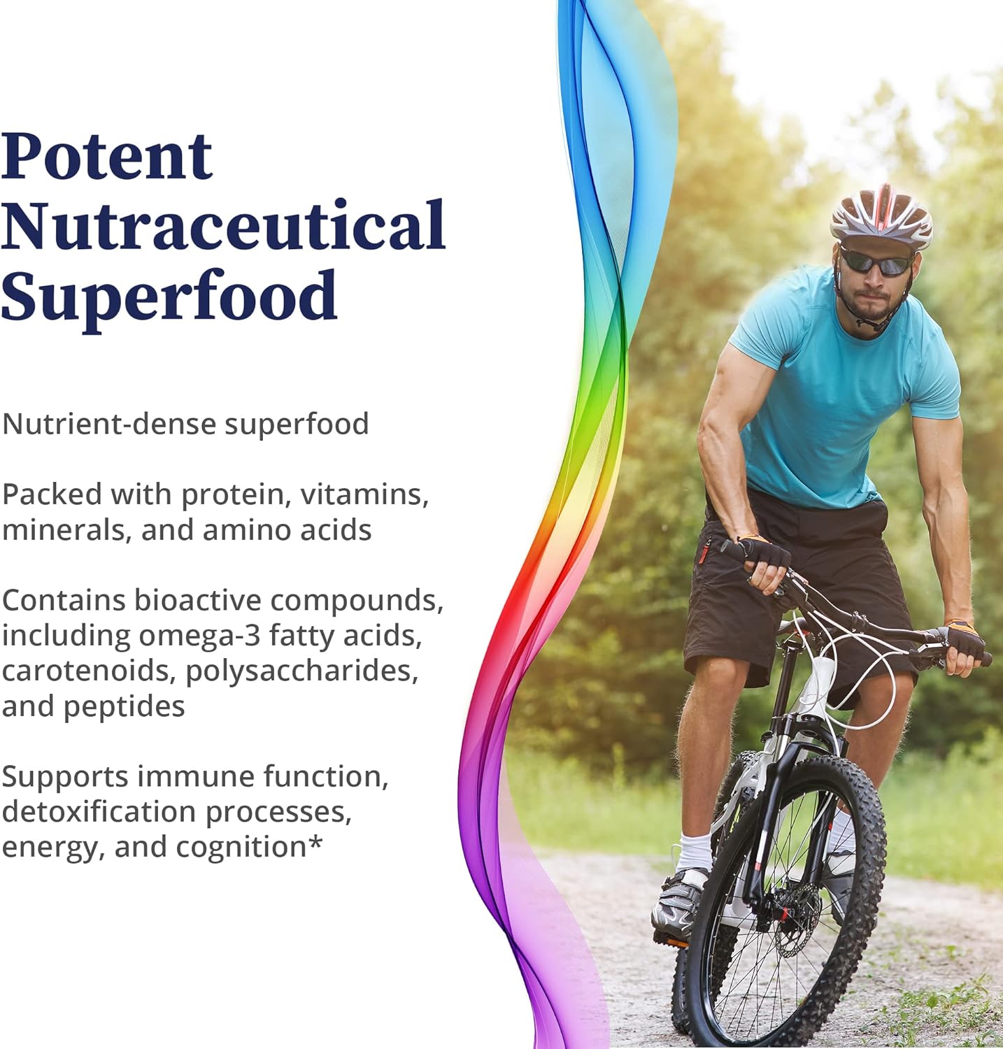 Nutrient-Dense Chlorella Growth Factor Capsules for Metabolism, Detox & Immunity - 100 Capsules