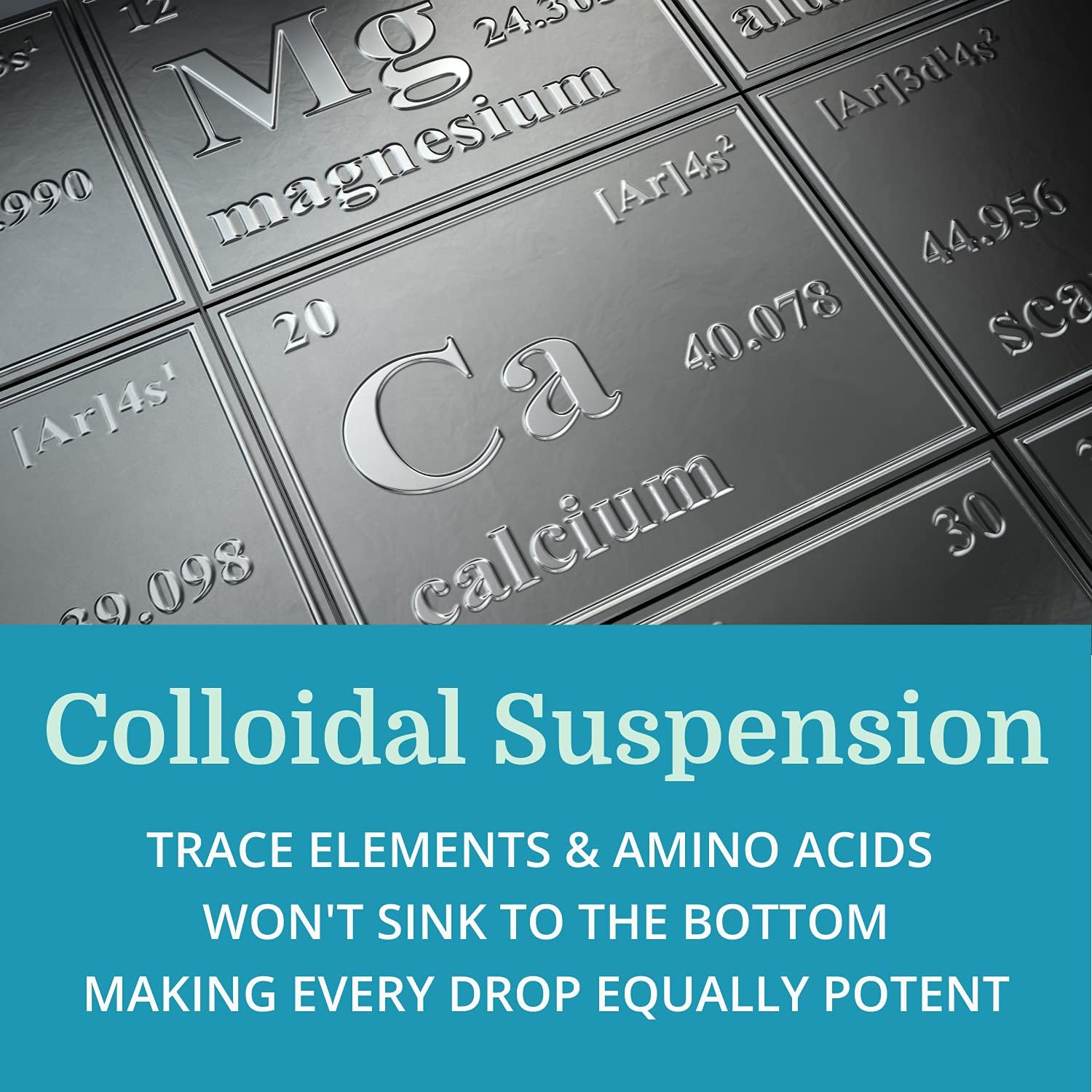 Nutrient-Dense Colloidal Trace Minerals with Fulvic Minerals and Amino Acids by Morter HealthSystem