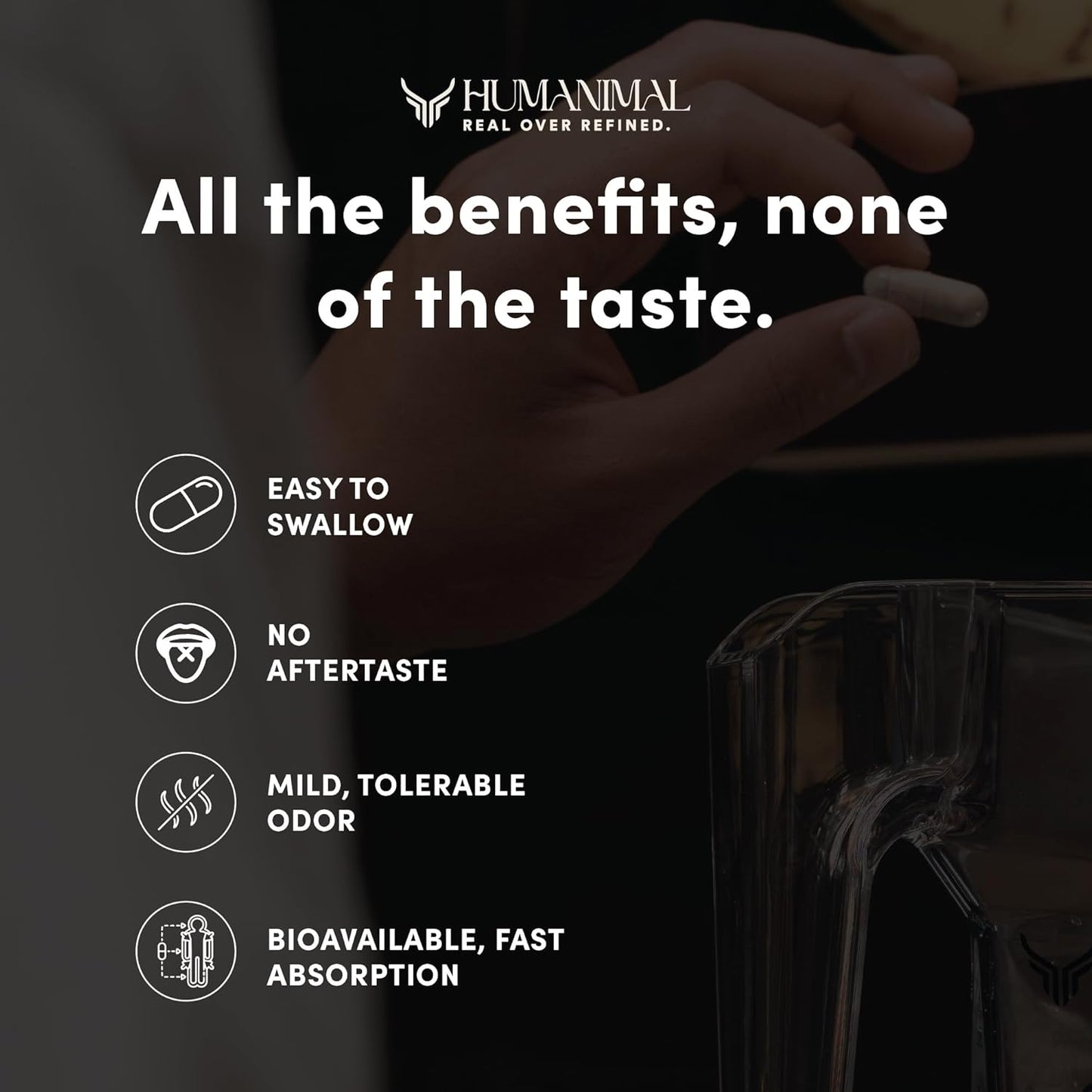 Nutrient-Dense Grass-Fed Beef Liver Capsules for Energy, Focus & Skin Health - 180 Capsules