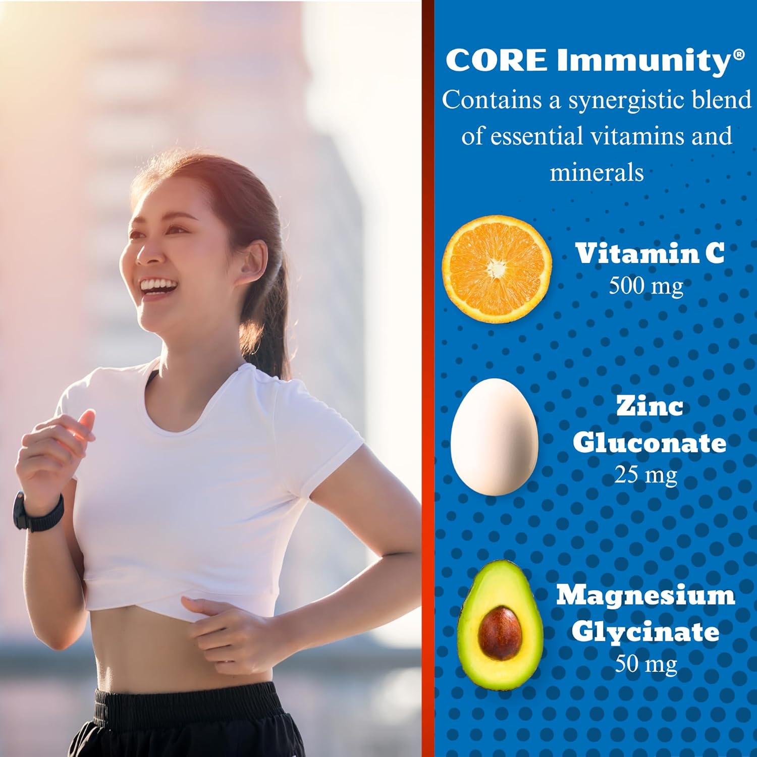 Nutrient Revolution CORE Immunity: Daily Immune Booster with Quercetin & Bromelain - Antioxidant Protection - 120 ct.