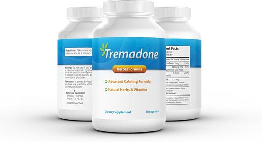 Nutriganix Tremadone Supplement: Natural Relief for Essential Tremors in Hands, Arms, Legs, Head, and Body - Gluten-Free & Dairy-Free (3)