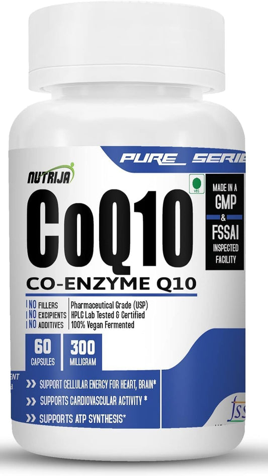 NutriJa CoQ10 300mg Capsules - 60 Count
